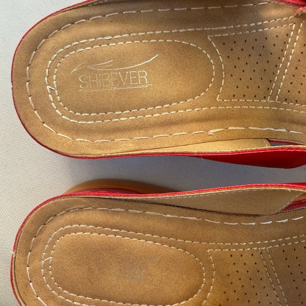 Shibever Red Women's Sandals